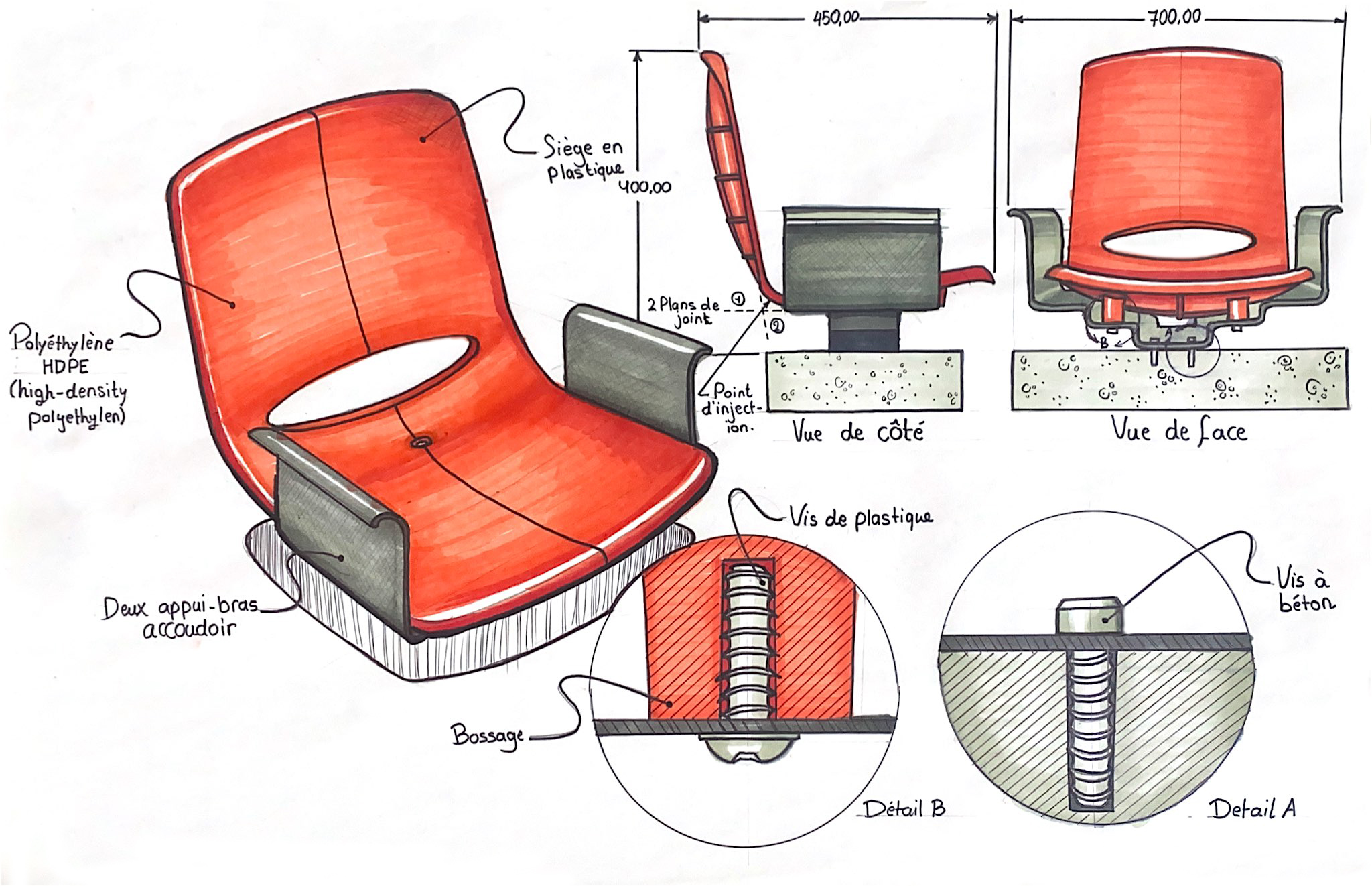 Siège de stade olympique
